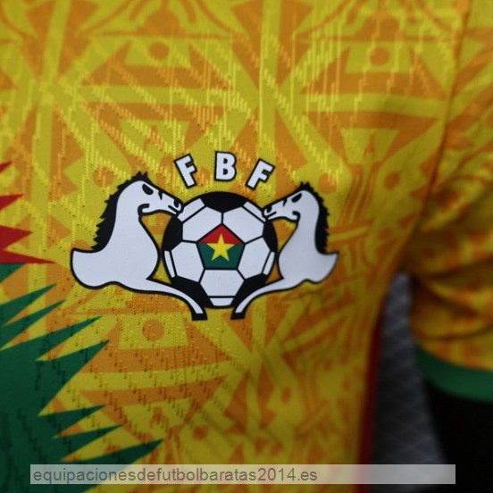 Nuevo Tailandia 3ª Jugadores Camiseta Burkina Faso 2024 Amarillo Baratas